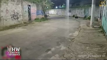Fodendo com um desconhecido na rua – Meu corno filmando eu sendo arrombado por um BBC COMPLETO NO RED
