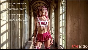 Fucked a tattooed cheerleader in college [AI]