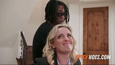 Hot Blonde Parole Officer Double Dicked by Two BBCs – Charlie Forde