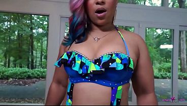 Pinky brings back her big assed friend for a kinky fmf scene