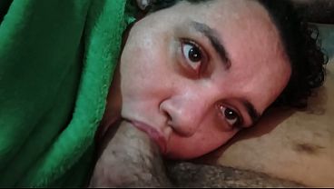 She love to gag in my dick. She swallow deeper and wet mouth. Her mouth is a wet pussy