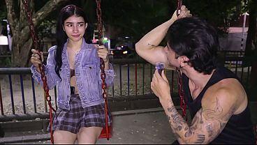 She Was Shy But Curious – Playground Interview Turns Into All-Night Anal