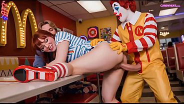 The Clown And The Horny Waitress – AI Generated porn
