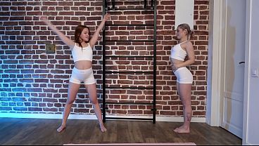 Yoga Girls Turned Into Anal Sluts – Hardcore DP & Cum in Mouth