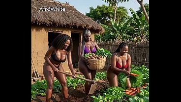 [AI Generated] an african village witch doctor from Ghana and Nigeria fucks mature ebony sexy Nigerian grand ma raw