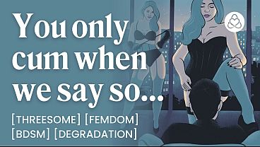 ASMR Audio Porn: FFM Threesome with British Dominatrix – BDSM, Femdom & Degradation – Erotic Audio Roleplay for Women