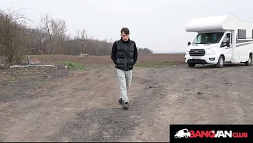 BANGVAN – Busty Czech MILF Jennifer Mendez has fun with her toyboy