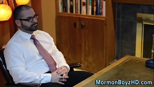 Bishop anoints with jizz