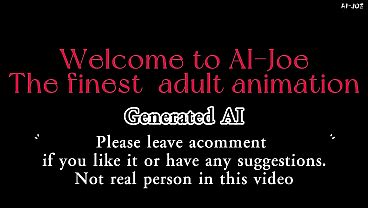 Cuckold Husband Watches Fat Bull Fuck His Blindfolded Red Concubine EP-3 AI-generated