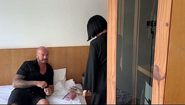 JEALOUS HUSBAND catches his wife in sexy LINGERIE and FUCKS her HARD before photoshoot