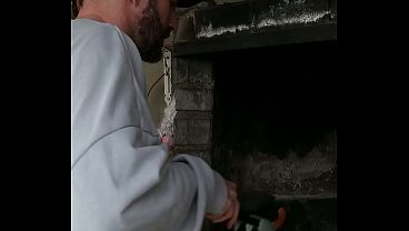 Kitchen Threesome, I Share Stepdad Big Cock With My Stepson, Vertical Cut
