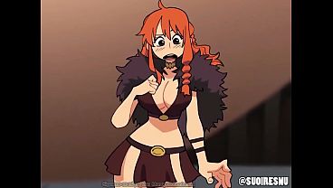 Luffy nos da una demostracion de como follar el culo de Nami Animacion Hentai
