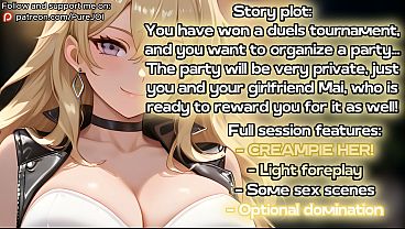 Mai Valentine wants to reward her champion with a hot sex (Sex JOI)