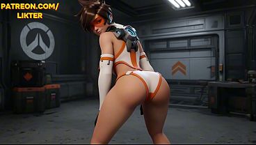 OVERWATCH TRACER HOT TWERK BIG ASS – AI GENERATED