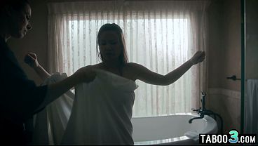 Perv dude fucking his two big boobed MILF wives Alison Rey and Reagan Foxx