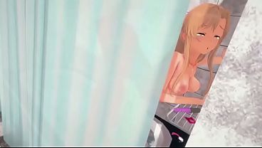 SAO – Asuna Yuuki have sex in the shower