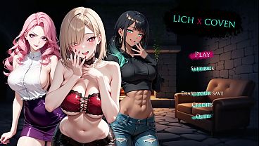 Sexy Blonde Witch Gives Amazing Handjobs | Hentai Clicker Game| Lich X Coven 1