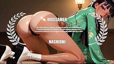 Skinny Japanese Woman with Small Breasts Takes 4 Black Men in Tight Holes – AI GENERATION ANAL