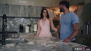 Stepbro fucks stuck under the sink MILF sister-in-law Maddie Wren