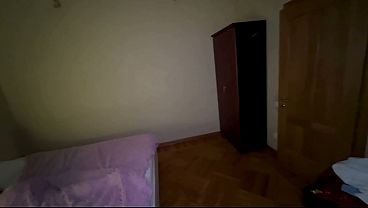Stepbrother fills my pussy to the brim and makes me keep it in