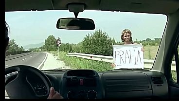 Street s series. Hitchhiking girl in trouble. Amanda Vamp Part 1. Capturing her at the side of the road.