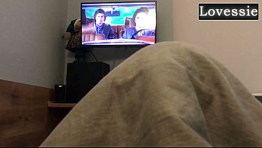 The step-sister climbed under the covers with her step-brother while he was watching a movie – Lovessie