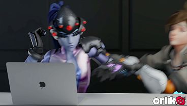 Tracer Sets Up Widowmaker – Fucked by Big Dicks 3D Overwatch Porn