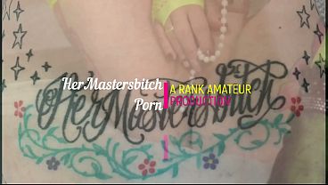 Trashy MILF Cara beads in pussy followed by pussy farting creampie fuck by her Master