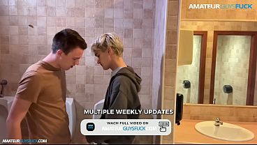 You Won’t Believe What These Two Horny Twinks Did in a Public Park Bathroom… Caught on Camera!