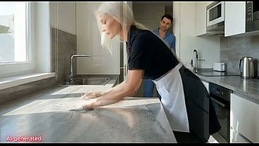 AI-generated – She gets a job and sleeps with the boss in exchange for a raise.