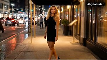 AI-generated – Took the hot blonde to the motel and filled her pussy with cum