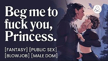 ASMR Audio Porn: Male Dom Dragon Rider Fucks You in the Training Arena – Public Sex, Blowjob & From Behind – Erotic Audio Story for Women