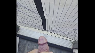 BBC flashing the milf next door because she told me that she loves big black cock yesterday