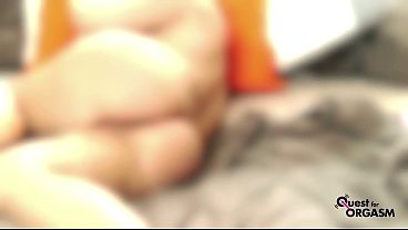 Blonde in a Camo Top Spreads Her Legs and Finger Fucks Her Wet Pussy