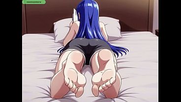 Blue haired baddie meets a demon king for anal pleasure – AI generated hentai
