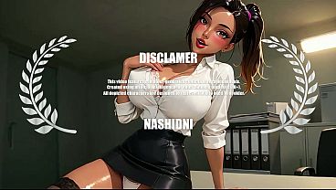 Busty Milf Hardcore Anal Gangbang in the Office with Black Guys 4 on 1 – AI Generation