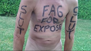 dirty gay pig servenaked get enema outdoor in peniscage pee uninhibited in front the webcam