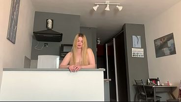 Eliz Benson 19 Yr Old Curvy Blonde Gives Blowjob & Swallows Cum