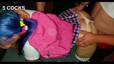 Gang Bang Experiencia Real 0f/Glitzyfox (VENTE EN MI BOCA)