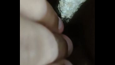 Gay showing his pussy and black dense hair