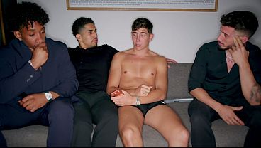 Hard Fast Stepsister Gangbang with Triple Penetration and Cum in Mouth