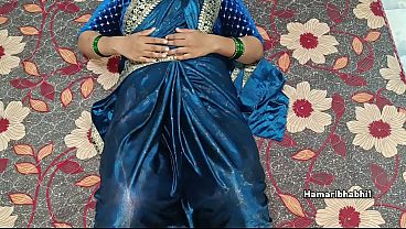 Horny Chubby Indian desi bhabhi in sexy silk saree gets fucked in POV doggystyle and missionary with loud moaning.