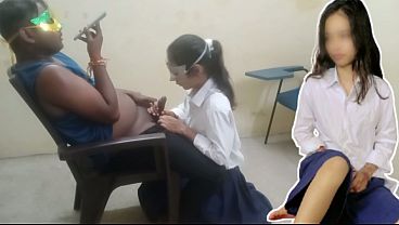 Indian Home tutor fucking sexy teen student at home, enjoy with clear audio