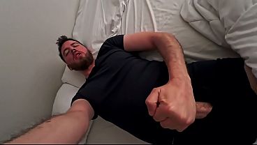 Jerking My Big Cock in the Morning and Afternoon