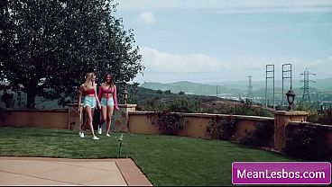 MeanLesbos.com brings you: Gizelle Blanco & Addison – Lesbian Stepsister Playtime | Lesbian HD
