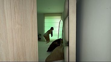 My best friend’s stepbro fucks me when she left us alone!