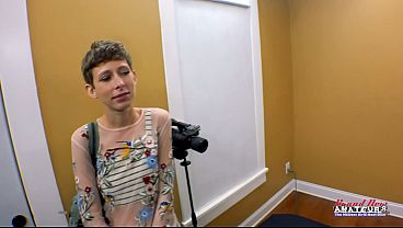 Petite Unity Grinds Her Pussy Taking Full Control During Audition!