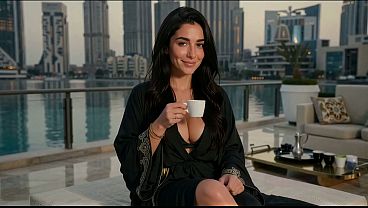 Rania’s Curvy Arab Body Exposed On A Dubai Terrace (ai-generated)