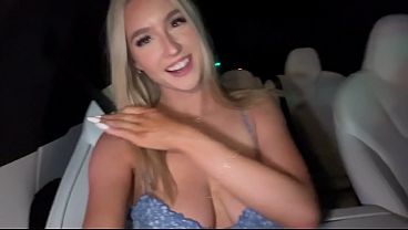 Sexy All Natural Big Tits Blonde Fucks In Self Driving Car – Cas Summer – Luke Cooper
