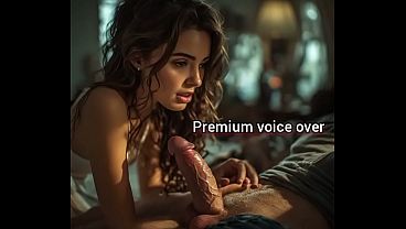 Sexy step daughter sucks step daddy’s cock sexy voice “VOICE OVER” AI GENERATED